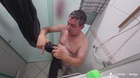 Stepdaddy Taking a Shower