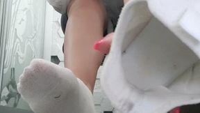 I’m going to make you sniff and worship my smelly socks