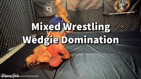 MIXED WRESTLING ATOMIC WEDGIE DOMINATION: ISLAND BOY VS MARS
