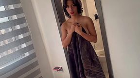 Indian sepsis needs my cock after shower - POV