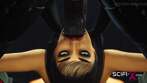 Super sexy brunette experiences intimate encounter with humanoid robot shemale