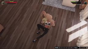 Johnny Walker Black VS Ash (Naked Fighter 3D)