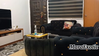 Sweaty Fat ass ebony house maid midweek touch ups - Mara Exotic