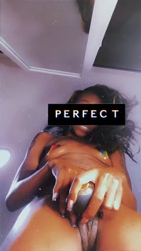 Sneak to massage my clit while my parents gone