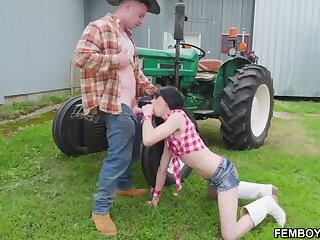 Marcus decides that the femboy is done with his farm chores