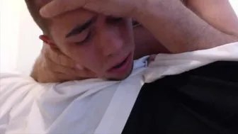 Young twink gets his hairy hole stretched bareback