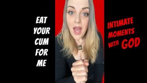 EAT YOUR CUM FOR ME - femdom pov