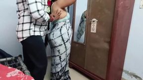 Telugu Horny Aunty Homemade Fucking Dirty Talks With Husband Open Saree Blouse Bigtits Puffy Nipples
