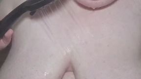 taking a shower ?