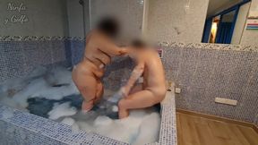 juego lesbico entre ninfa y blanca - video completo - www.ninfaygolfo.com