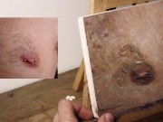 JOI OF PAINTING EPISODE 75 - Sensual Chest Work