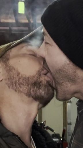 Stepdad Sharing a Smoke