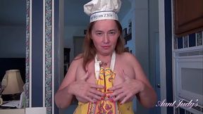 AuntJudys - Cookin'_ in the Kitchen with 48yr-old Real Texas Mom-Next-Door Natasha