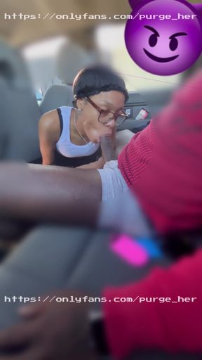 Pretty Four Eyed Girl Gets Cum in Her Mouth