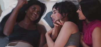 Alex Coal and Olive Glass devour ebony babe in scorching hot threesome