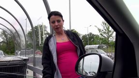 Alluring big ass MILF fucked in car