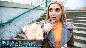 Public Sex Russian Blonde Caty Kiss Loves a Big Cock