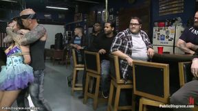 ”Little Asian slave public disgraced”