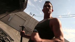bangs drains a cock in her ass