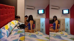 mi suegra me invito a un hotel.. y me da una mamada de culo increible..