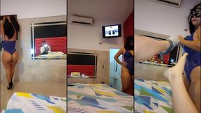 mi suegra me invito a un hotel.. y me da una mamada de culo increible..
