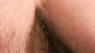 Rough older dude strips naked and slowly masturbates solo