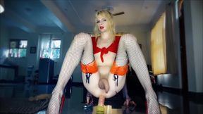 Fantastic Tranny Fuckdoll Training Her Cunt
