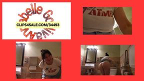 La French Milf Explicit Public Pee While Traveling
