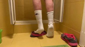 KIRA IS TAKING A SHOWER AFTER HER RUN - MP4 Mobile Version