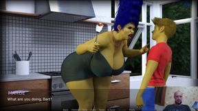 Bart and Marge Have a Great Ass Fuck in the Kitchen