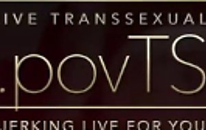 Hung latina tgirl jerking and cums online
