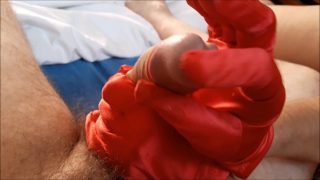 Puan Claus cosplayer menghisap batang pada Krismas