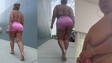 Thick Latina Thick Legs Natural Big Booty Fat Ass Mini Skirt High Heels Stilettos Erotic Angie Love BBW Boricua Mami Curly Hair Leg Tease
