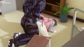 Get Fuck with Batman at Library - Hentai 3D 03