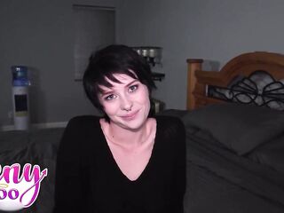Kitty Lynn: Neighbour's Daughter Screwed & Creampied After Lockout.