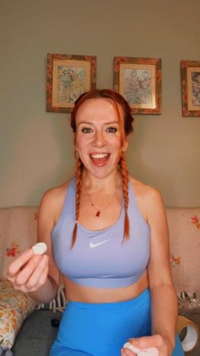 Marshmallow gag challenge