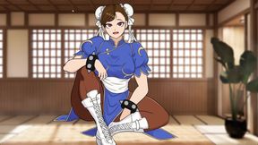 Cachipun With Waifu - Playing Rock, Paper, Scissors with Street Fighter Chun-Li Until You Fuck Her