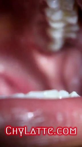 My deep mouth mouth exploration uvula fetish