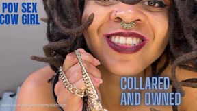Collared and Owned POV Sex Cow Girl