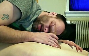 Super Bowl Sucking Twink Boyfriend's Cock
