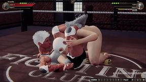 Broadzilla VS Yel (Naked Fighter 3D)