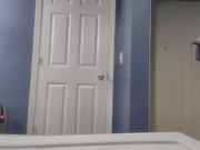 P.O.V You spy on me in the bathroom but I notice the camera.
