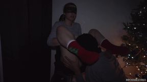 Inpossibleoreo's Christmas Tree Encounter with a BBC: A Petite Pawg's Interracial Adventure
