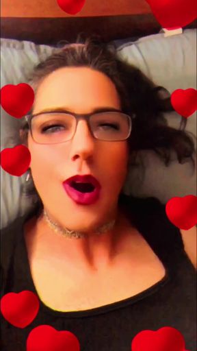 Lipstick and Red Hearts