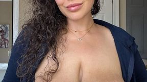 Hangers JOI Oiled Up Big Boobs