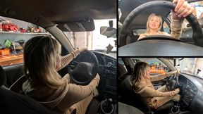 Anastasia can't start her Lanos in the garage