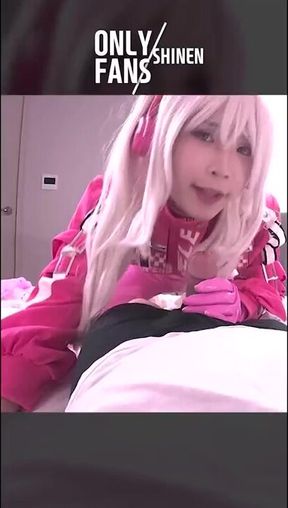 Stuffed in Latex Alice Shemale Goddess roasted on thick Asian cock raw anal cosplay