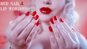 Red Nail & Lip Worship