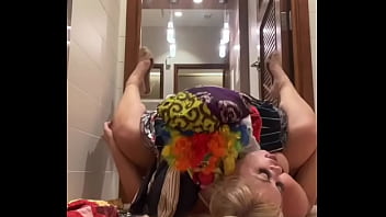 Lila Lovely Gets Caught Getting  Fucked Hard By Gibby In A Public Bathroom!