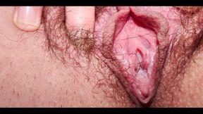 My Creamy Pussy in Different Poses Very Close up so That You Are Tempted to Suck It and Leave It Clean